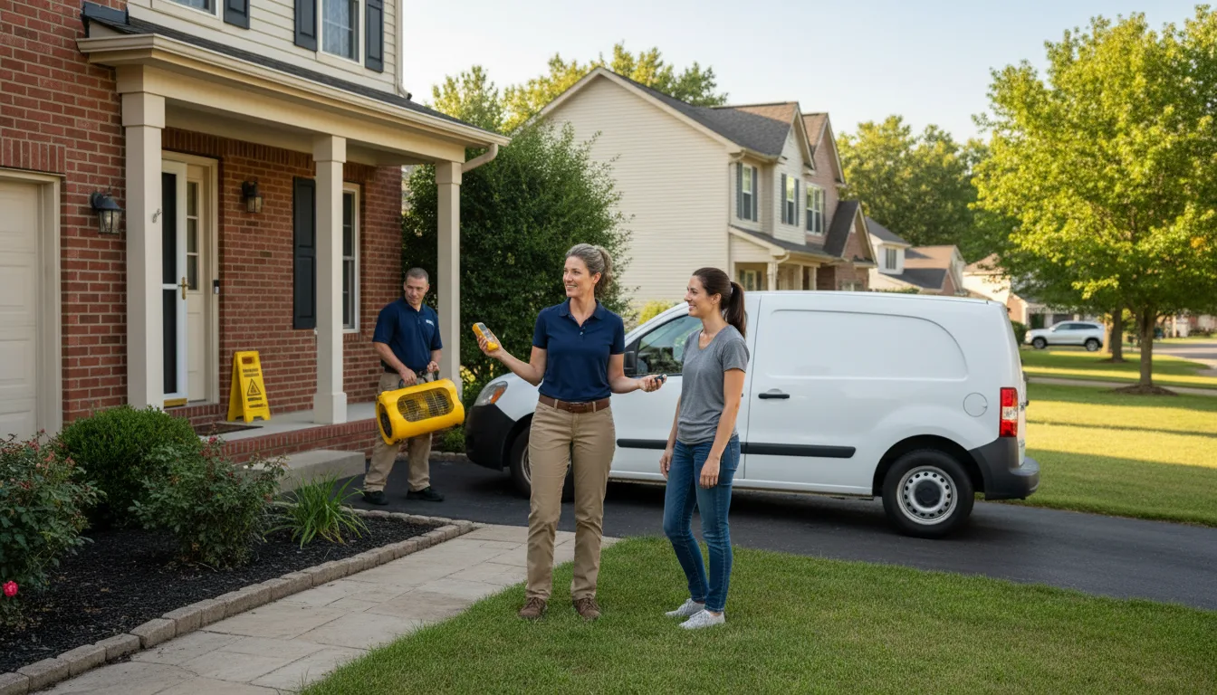 Residential water damage restoration in Guadalupe, CA